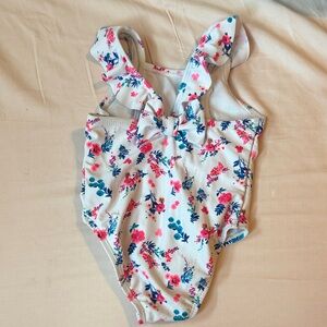 Snapper Rock Pink and Blue Floral Swimsuit